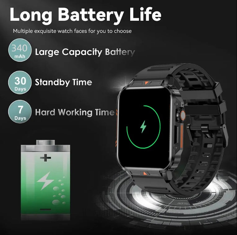 Time Stone Fitness Tracker Waterproof Smartwatch  For IOS & Android