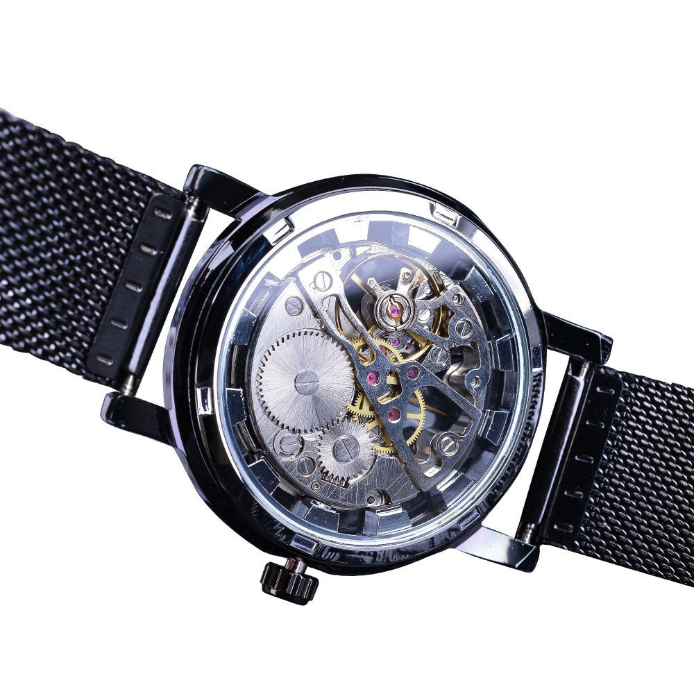 Time Stone Hollow Mechanical Watch For MEN