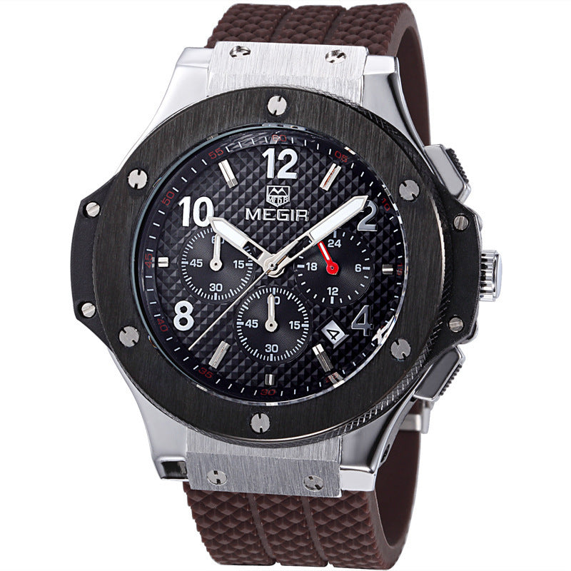 Time Stone MEGIR Military Chronograph Watche