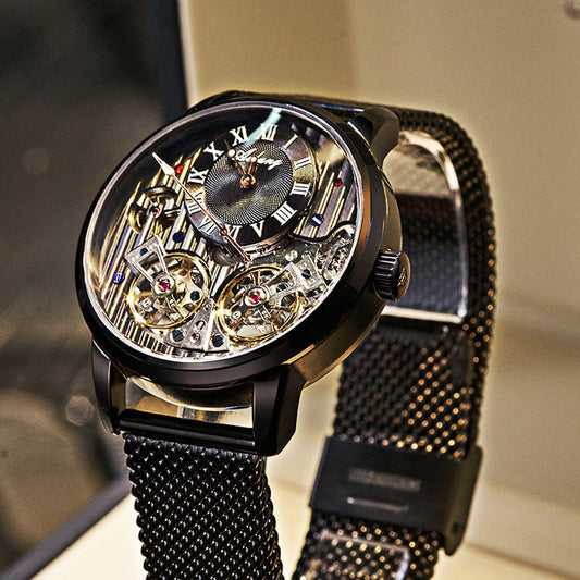 Time Stone Double Tourbillon Watch