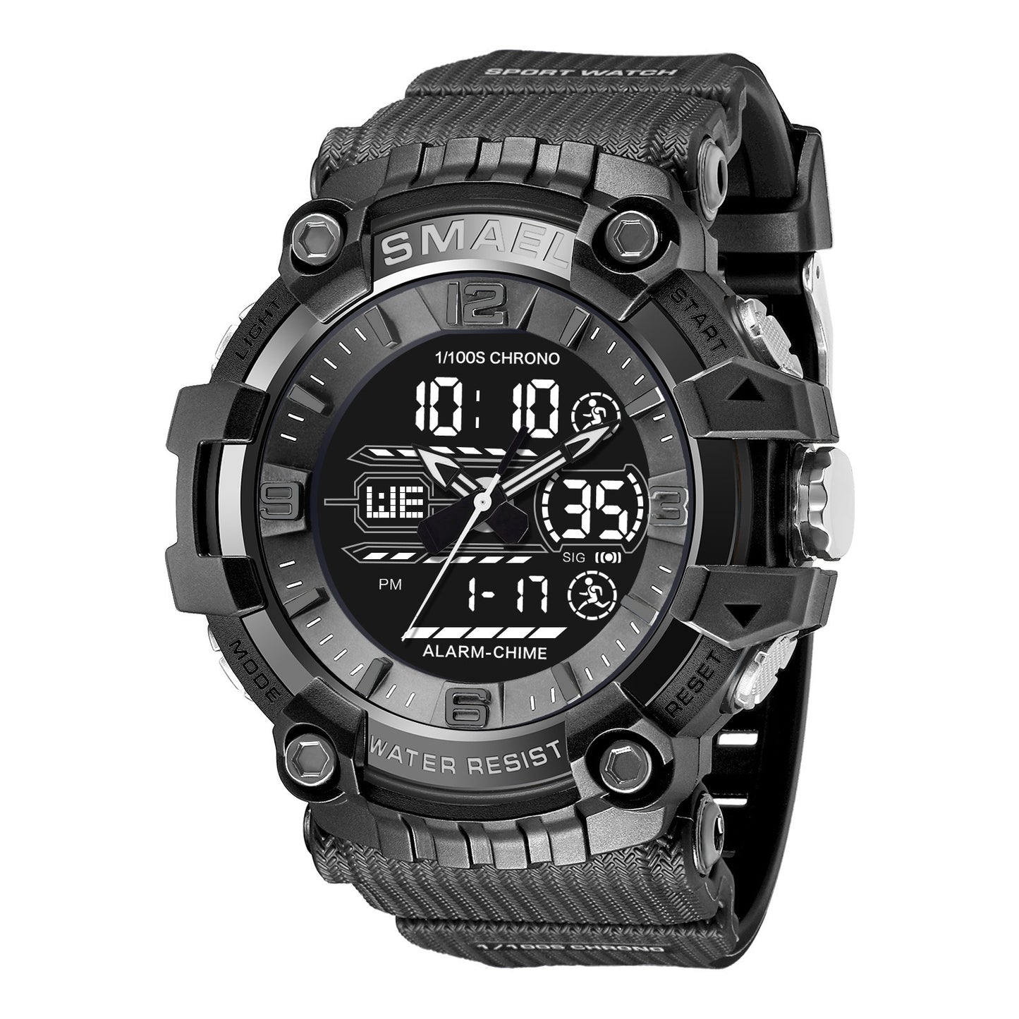 Time Stone SMAEL Sports Waterproof Alarm Clock Luminous Watch