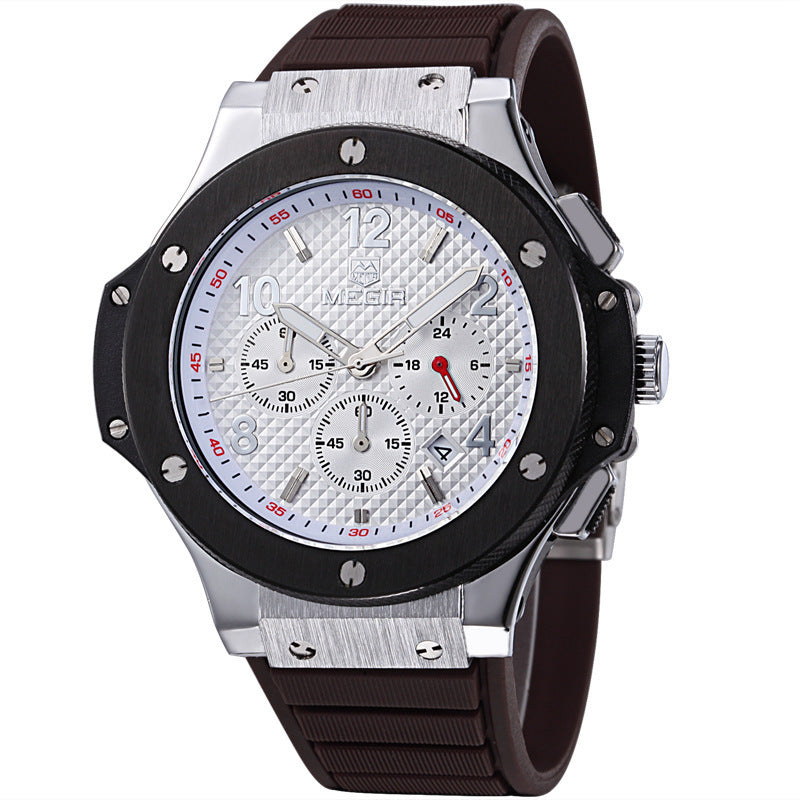 Time Stone MEGIR Military Chronograph Watche