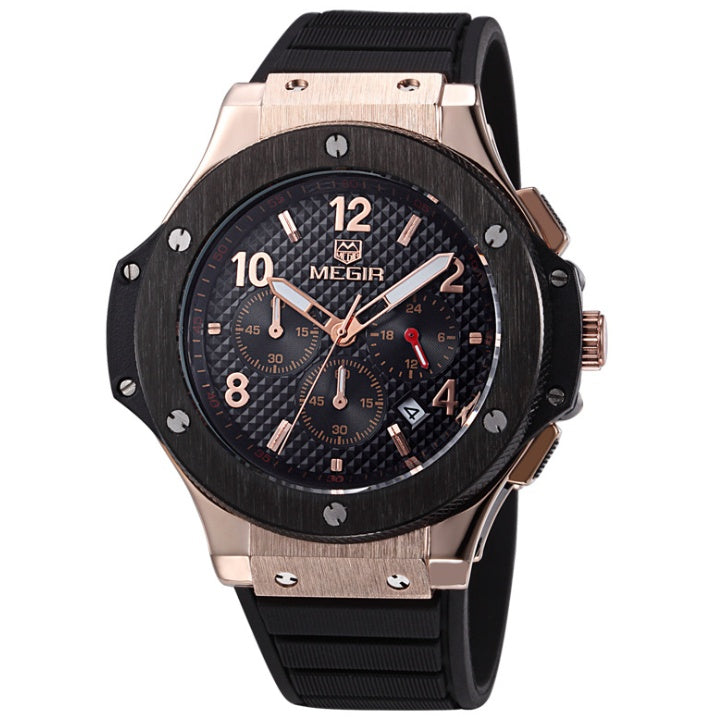 Time Stone MEGIR Military Chronograph Watche