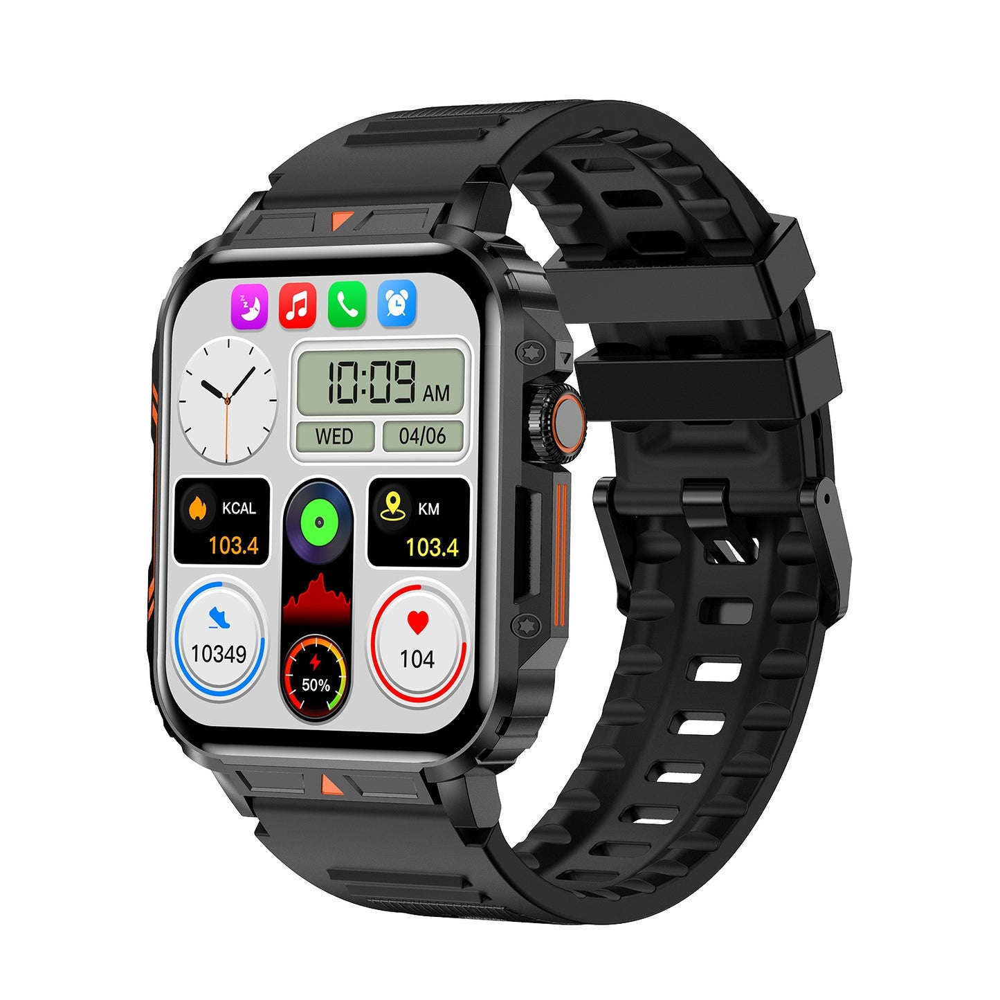 Time Stone Fitness Tracker Waterproof Smartwatch  For IOS & Android