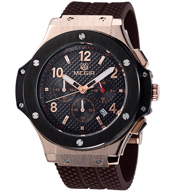 Time Stone MEGIR Military Chronograph Watche